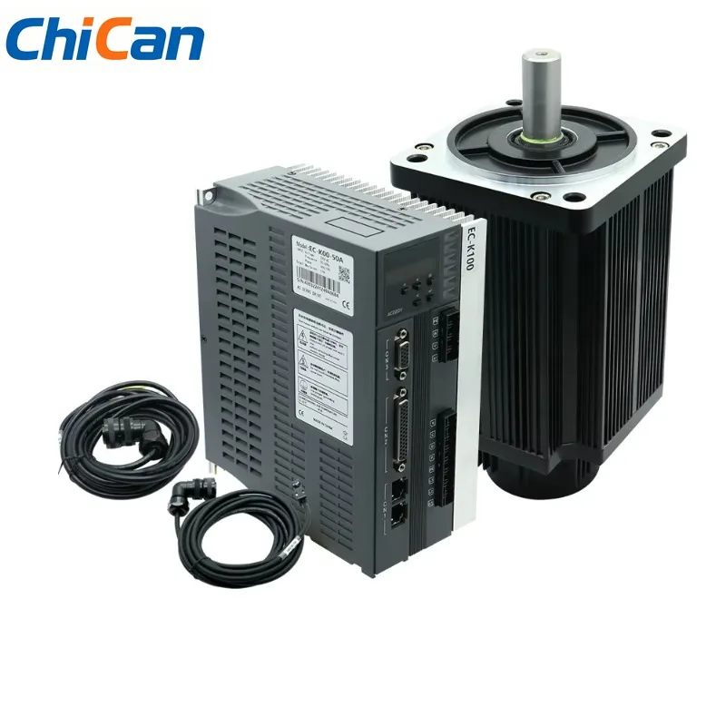 

【Smart】EU Warehouse RS 485 2500 RPM Nema52 220V 15NM 3.8KW Nema 52 AC Servo Motor With Drive
