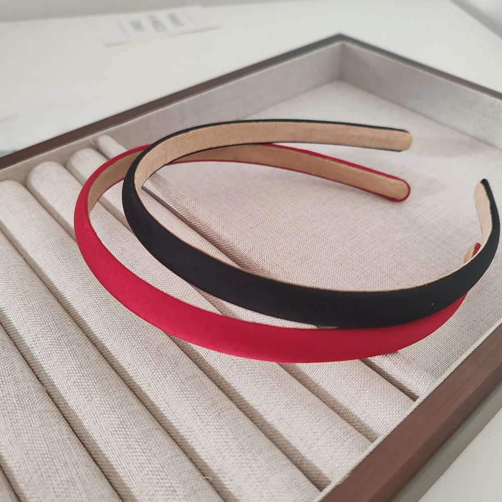 2pc Mode 1,2 cm Schlanke Feste Lünette Haarbänder Stirnbänder für Frauen Männer Mädchen Vintage Hoop für Washface Werkzeug haar Bands Zubehör – Detail 12