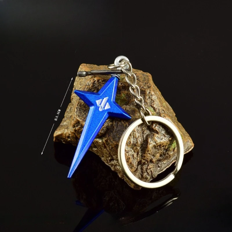 ‌ 6 cm/2.36in Delta Force Polaris Sleutelhanger Games Merchandise wapens Modellen Cool Rugzak Hangers Metalen Ambachtelijke Ornamenten Speelgoed Geschenken