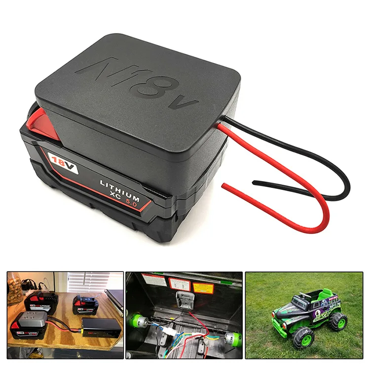 

Адаптер для аккумулятора M18 18В, преобразователь выходного сигнала для литиевых аккумуляторов Milwaukee M18, электронный аксессуар для питания