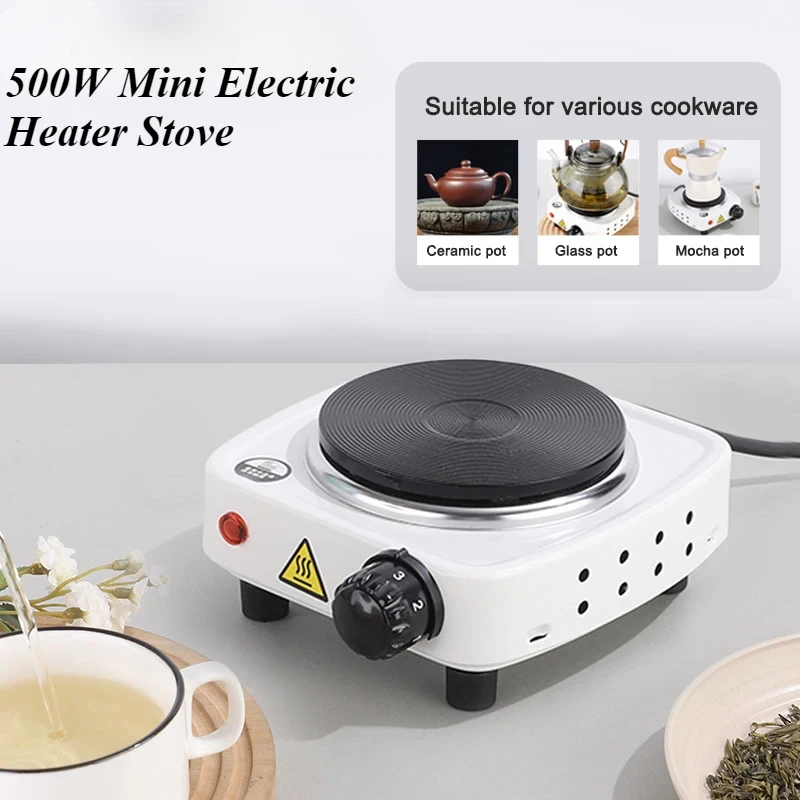 Mini Electric Stove Five gears Portable Tea Warmer Coffee Heater Stove Mocha Heating Stove Cast Iron Hot Plate Cooking Furnace