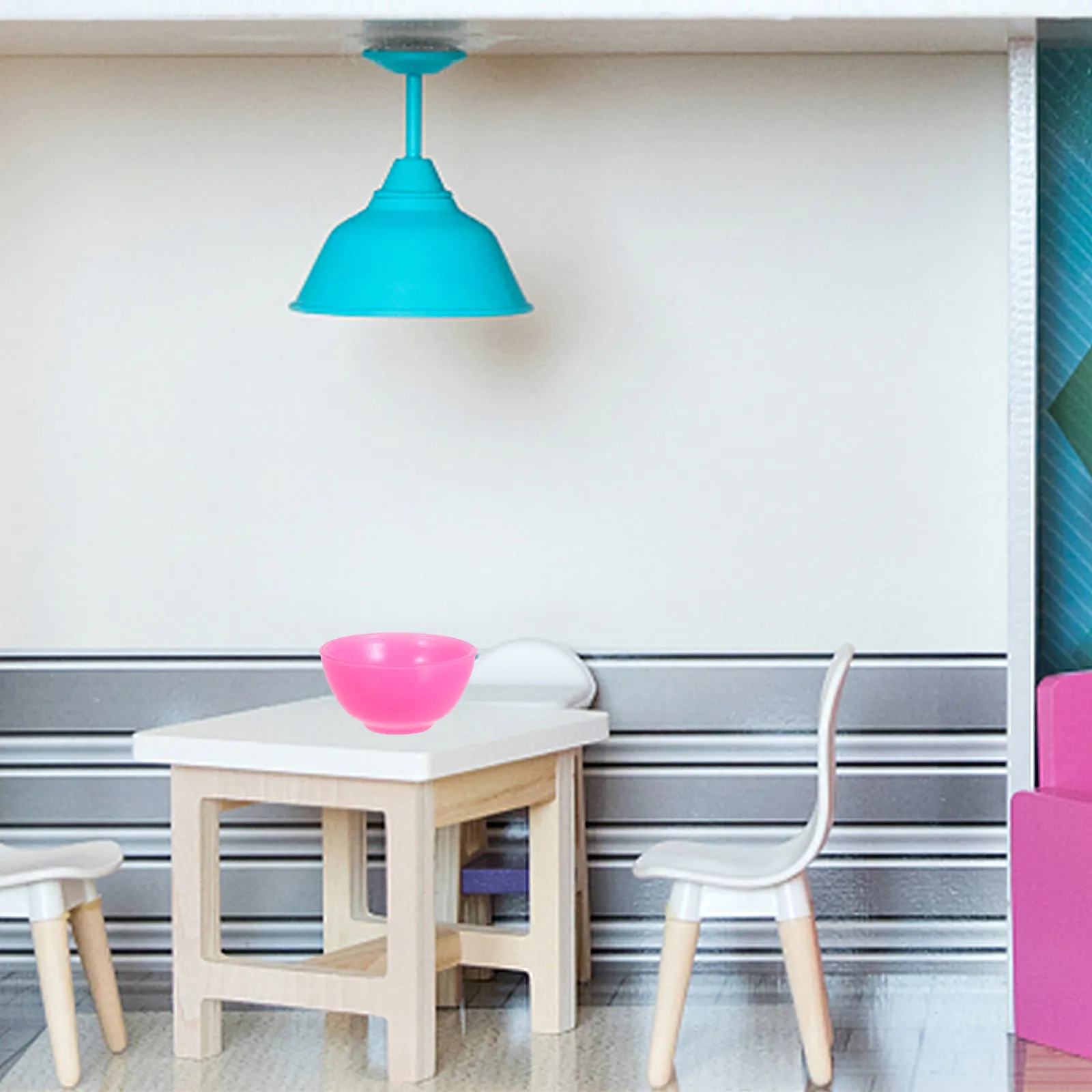 

50Pcs Mini Bowls 1:12 Scale Authentic Miniature Kitchen Accessories Dollhouse Decoration Mini Dessert Cup Tiny House Decor Props