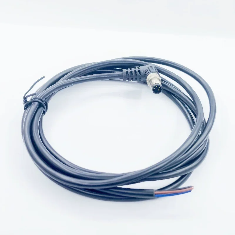Industrial M8 3Pin 4Pin Sensor Connector Cable Waterproof Male to Female Extension Wire 5 6 8 core Plug Adapter PVC Shield Line