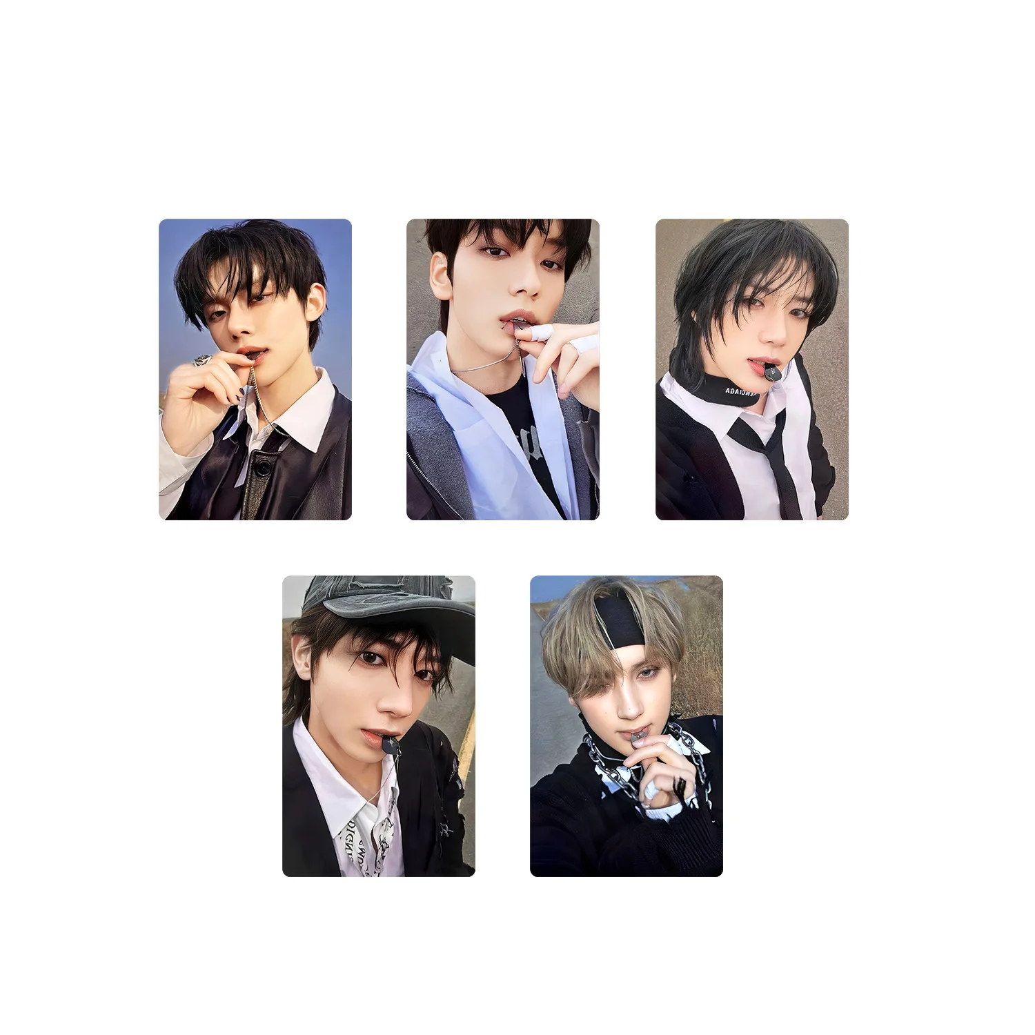 5Pcs/Set Kpop Idol Boy HD Printd Photocards New Album TOMORROW Lomo Cards SOOBIN YEONJUN BEOMGYU TAEHYUN HUENINGKAI Fans Gift