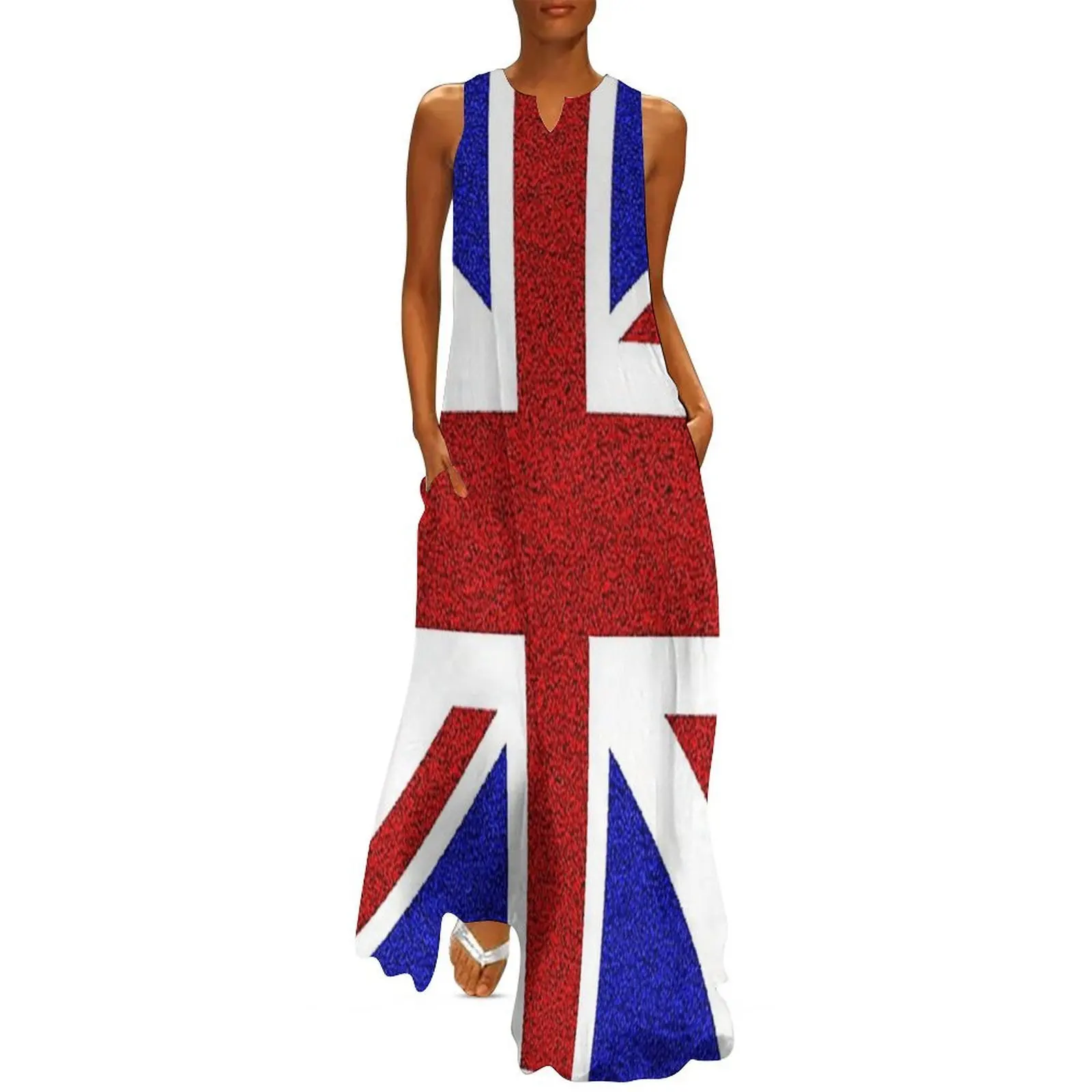 

Union Jack flag Long Dress summer outfits for women 2025 dress for women birthday dress summer korean women