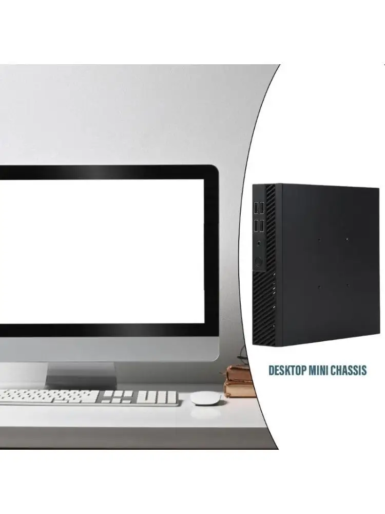 

652F DX01 Mini-ITX Computer Case Mini Desktop Case with 4 USB2.0 Port Industrial