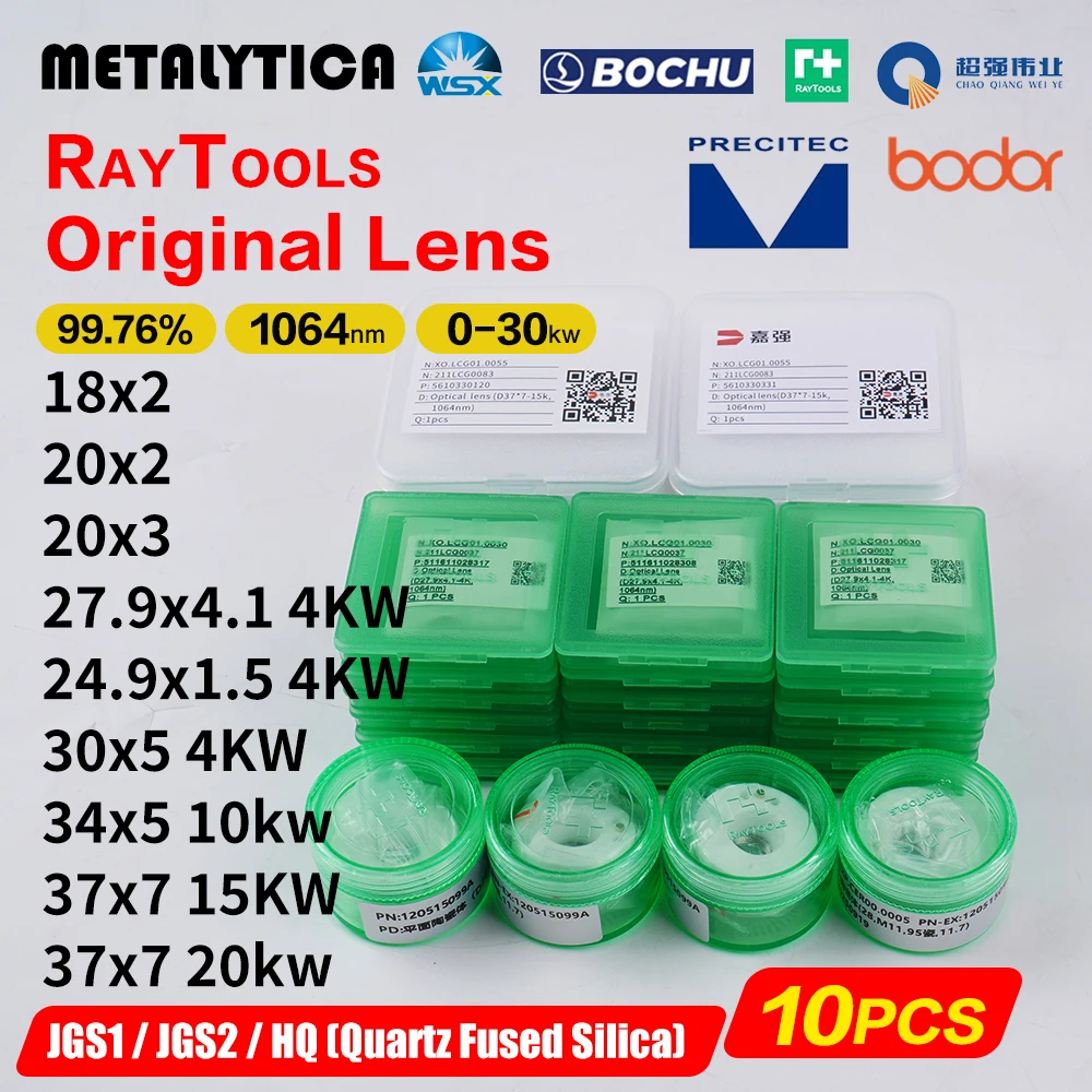 

Original Raytools Laser Protective Lens Optical Windows 27.9x4.1 37x7 30x5 24.9x1.5 Compatible with BM111 BM110 BM109 BM114S
