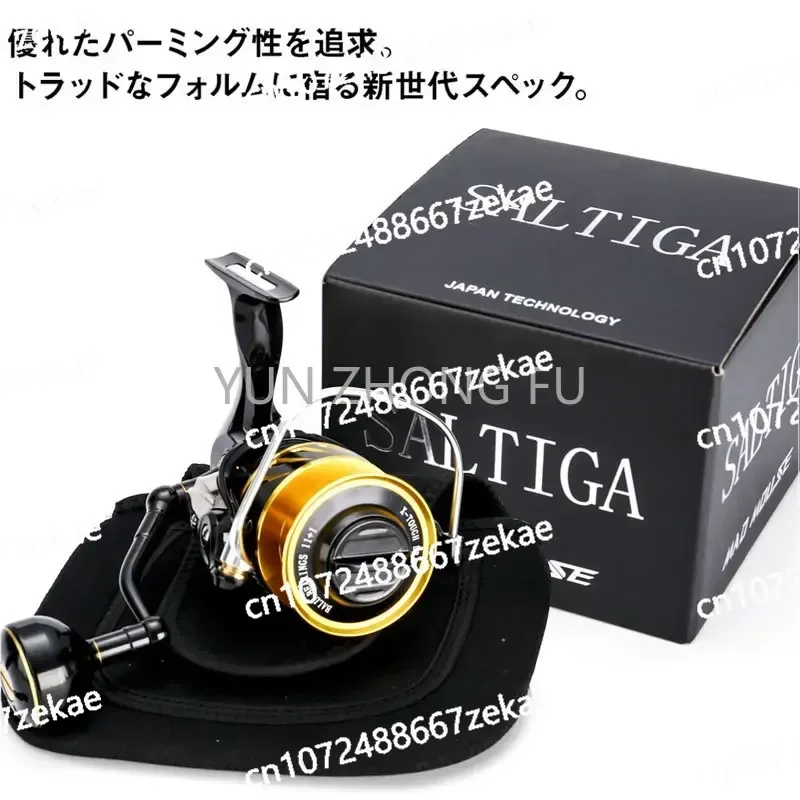 Saltiga SW4000XG SW6000HG SW10000HG Fishing Reel Saltwater 11+1 Bearings Spinning Jigging Reel 35kg DragPower