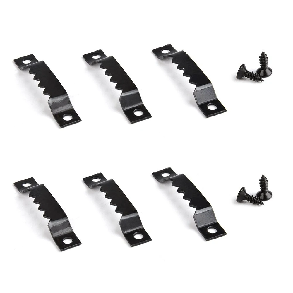 100pcs Metal Hook Set Saw Tooth Stable Photo Frame With Screws Multi Functional Hanging Easy Install Home Decorative Tools