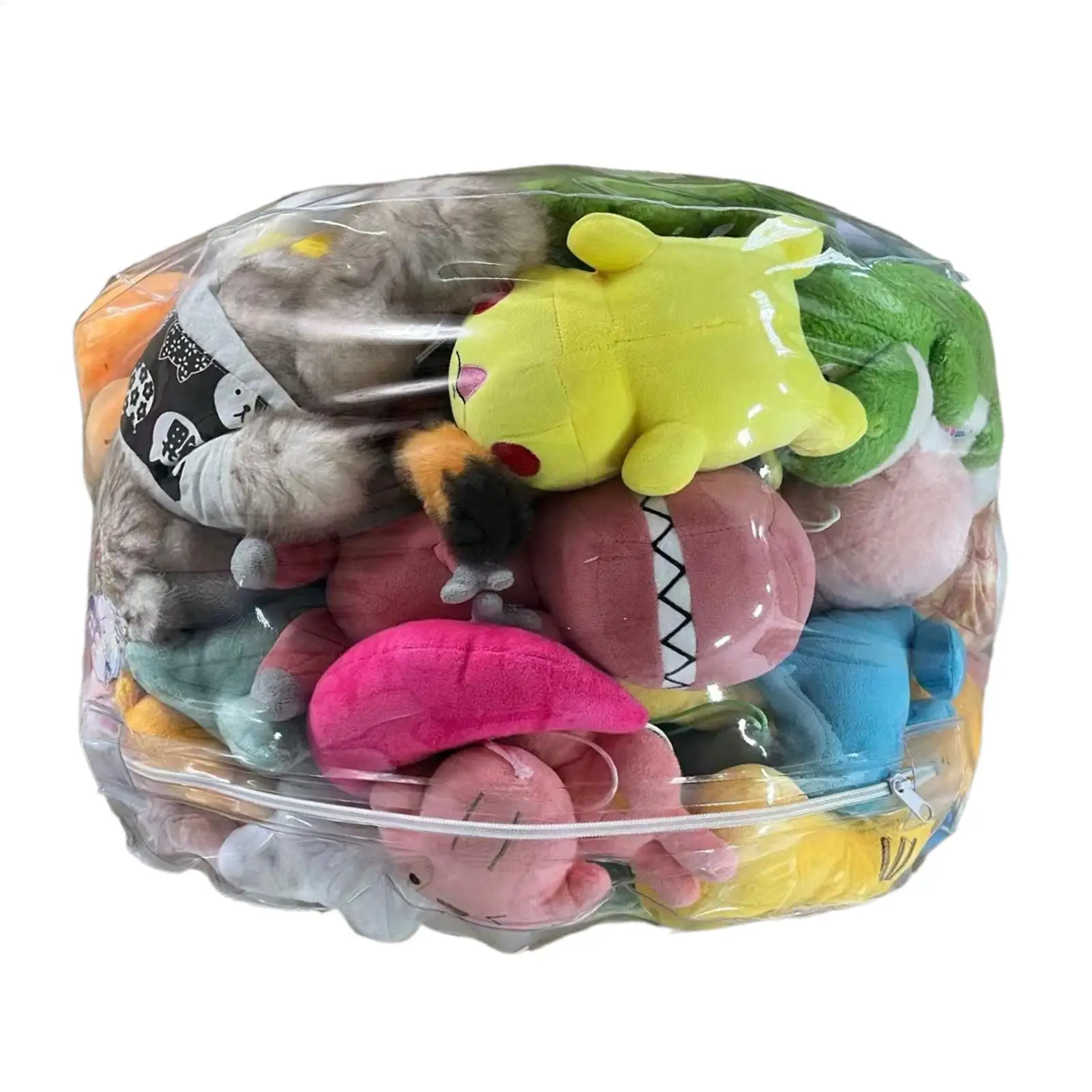Animal Storage Chair Creative Stuffable Zipper Bean Bag Waterproof Seat Clear Chair For Dorm Living Classroom Home