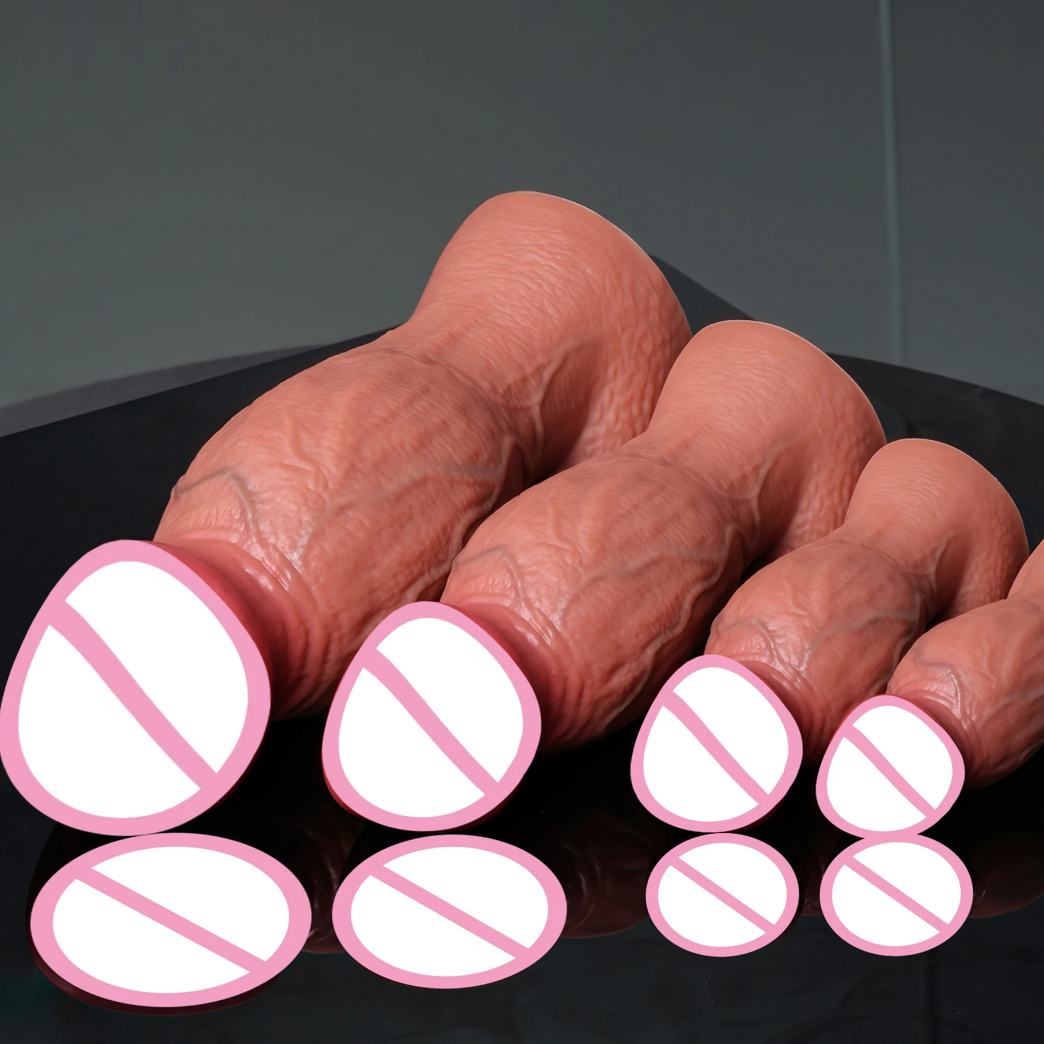 واقعية الجلد ضخمة لينة سميكة دسار سيليكون القضيب الكبار امرأة المهبل رجل الشرج الجنس لعب شفط كأس ديك الموزه الكبيرة