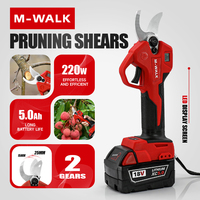 M-WALK 40MM Brushless Electric Pruner Pruning Shears Fruit Tree Bonsai Pruning Branche Cutter Tool For Milwaukee 18V Battery Pin