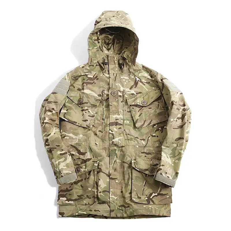 British Military Coat MTP Camouflage Tactical Windproof Outdoor Hiking Combat Men Jacket