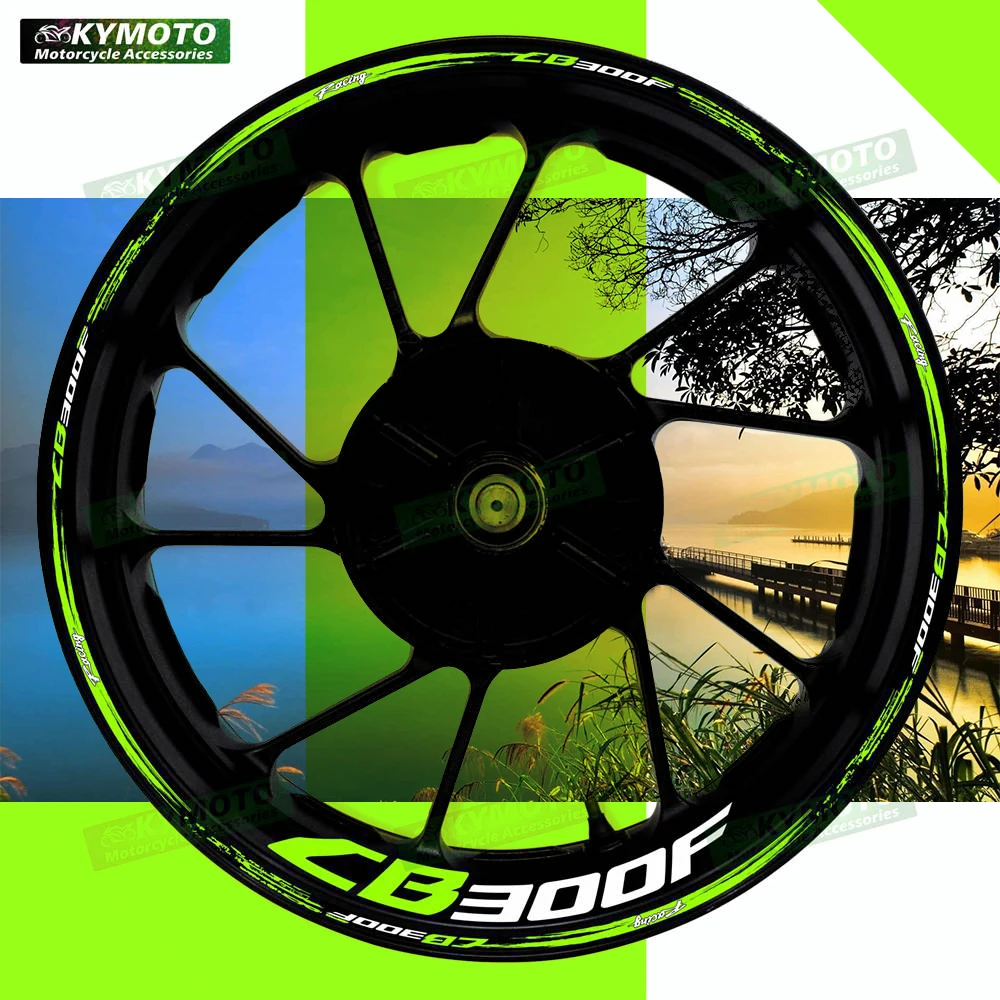 

For Honda CB300F CB 300F reflective motorcycle stickers 17-inch front and rear rims decals fairing accessories decoration