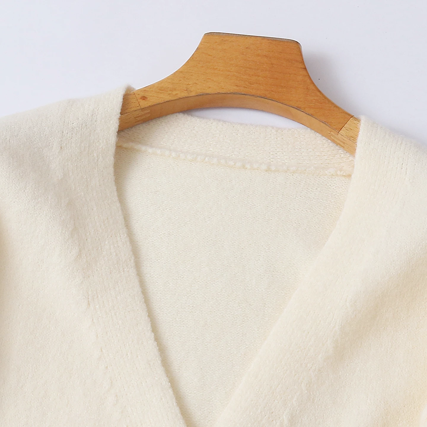 Modny kardigan z dzianiny z dekoltem w serek, damski, dwurzędowy, zapinany na jeden guzik, duży rozmiar, sweter na wiosnę, jesień i zimę...