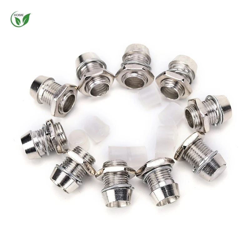 10Pcs/lot LED Holders Copper Metal 5mm Light Emitting Diode LED Holder Mount Panel Display Luminous Tube Holder Wholesale