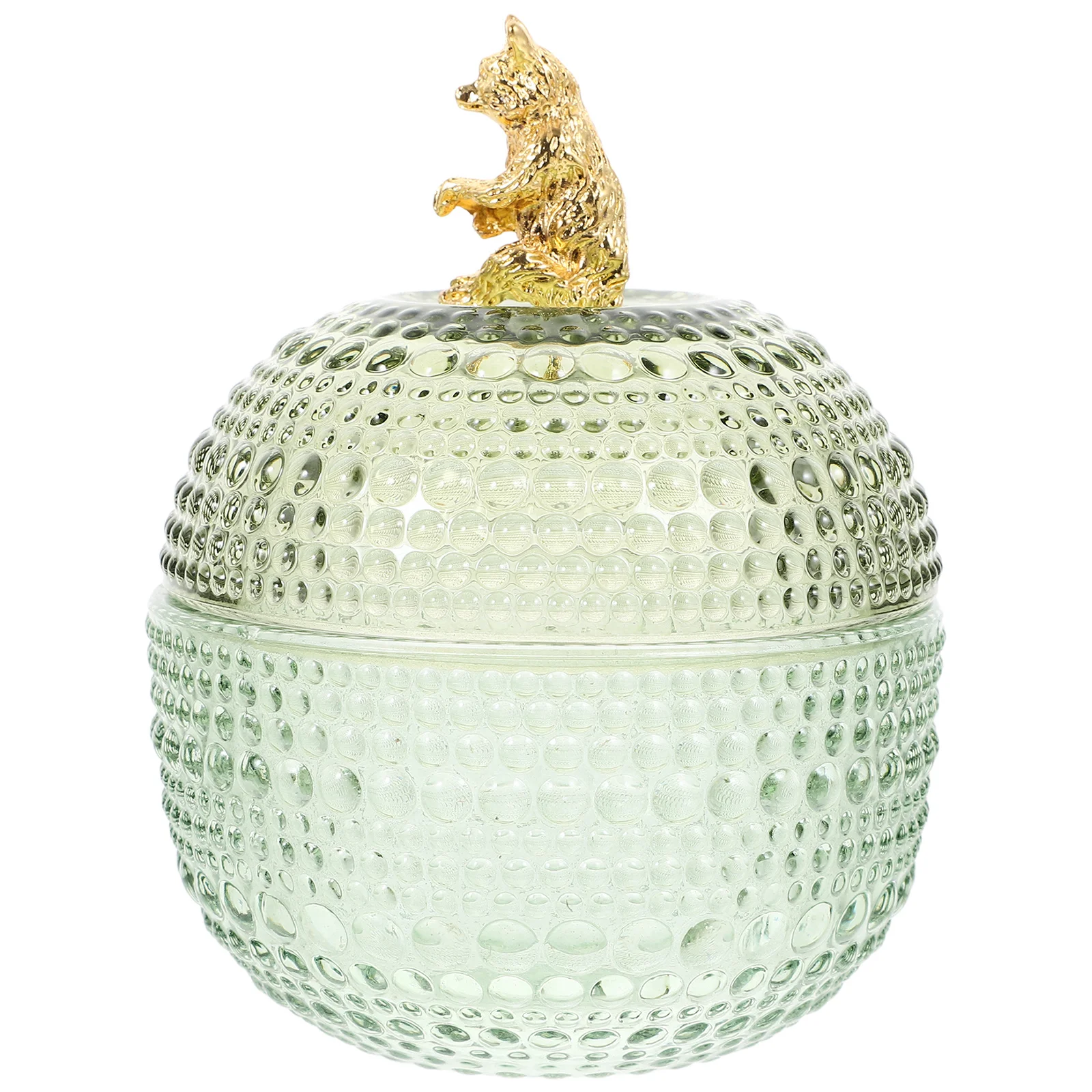 

Clear Glass Jewelry Jar with Seal Lid Multi Purpose Storage Container for Rings Earrings Necklaces Candy Snacks Dry Food Home