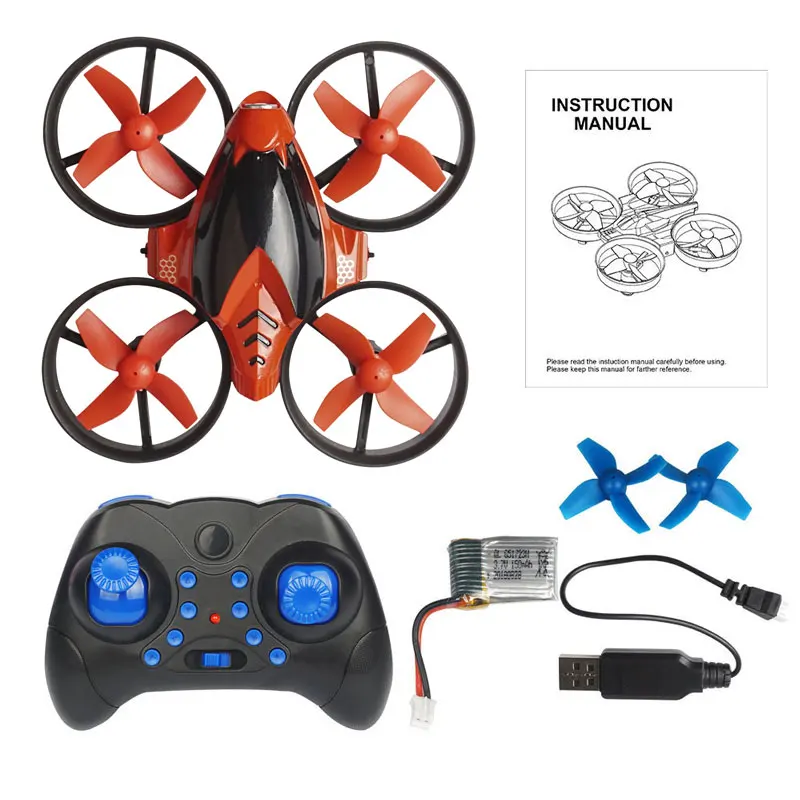 Remote Control Mini Drone Hand Operated RC Quadcopter Long Flight Time Easy Hand-operated Drones Small Aircraft Toys Kids Gift