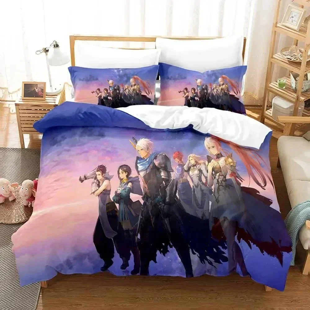 

3D Print Game Tales of Arise Bedding Set Printed Bed Set With Pillowcase Bed Duvet Cover Soft Queen King Size Bedclothes Home