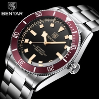 Benyar Mens Watches Mechanical Automatic Top brand luxury Men's Watch Sport watch for men BB58 Waterproof wristwatch Chocie Gift