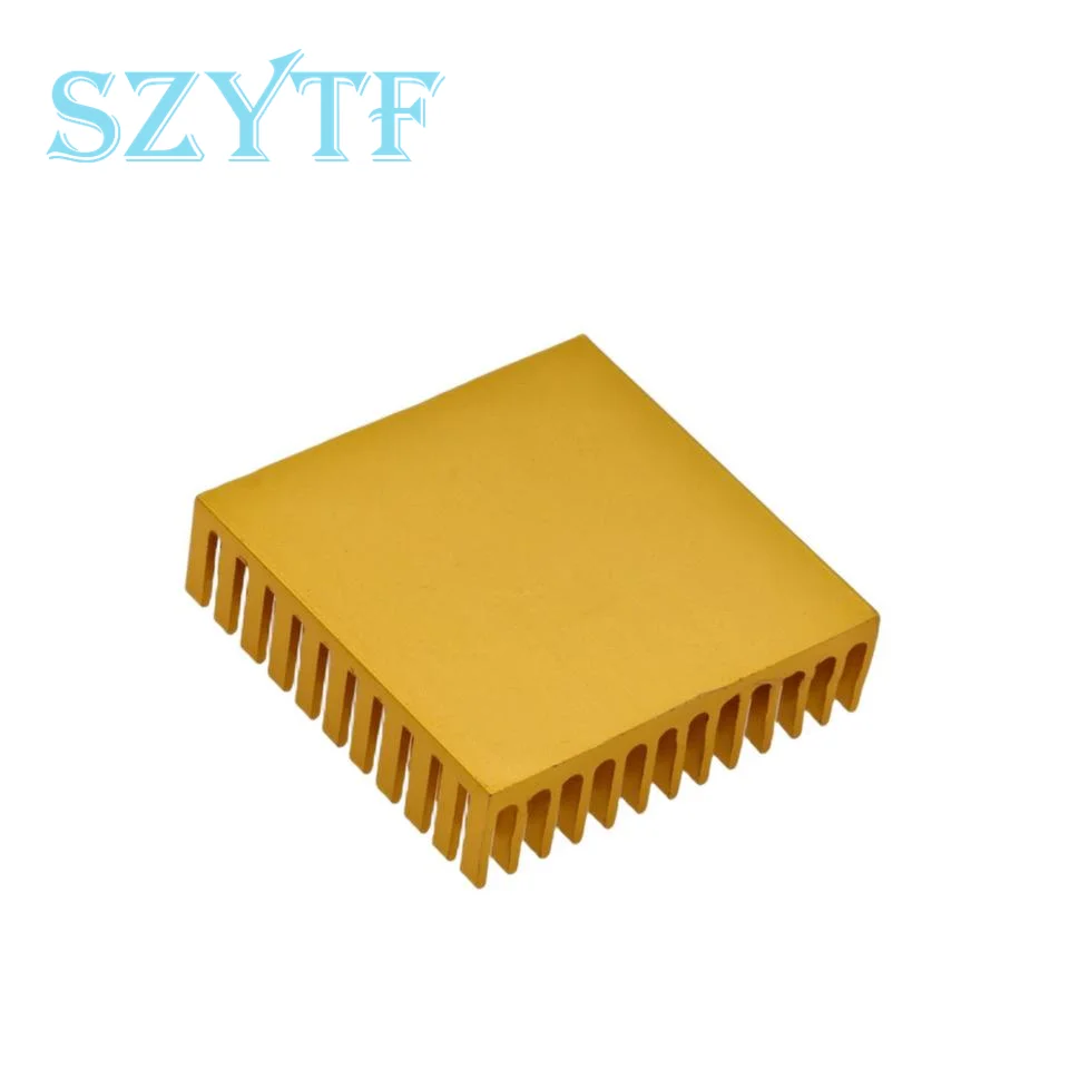 Heatsink Radiator Cooler Radiator Aluminum 40x40x11MM Gold Slot High Performance Heat Sink For MK7 MK8 3D Printers