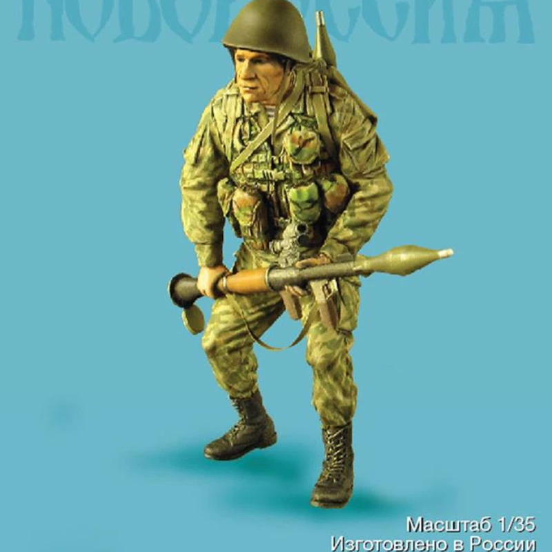 1/35 Scale Die Cast Resin Assembled Model Kit Modern Russian Infantry 1 Man Military Hobby Miniature Unassembled and Unpainted