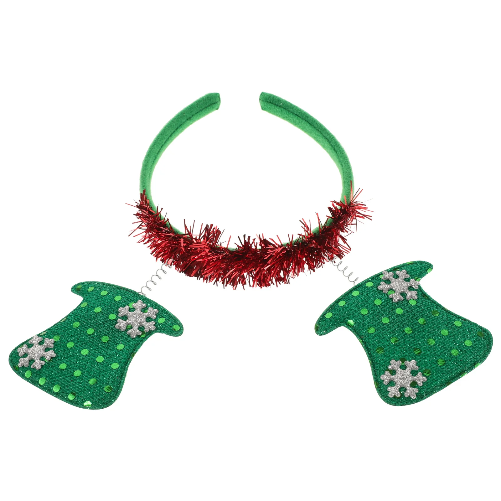 

Christmas Headband Hat Shape Crown Soft Comfortable Elastic Hair Accessories Girls Holiday Party Costume Hat Shape Headband