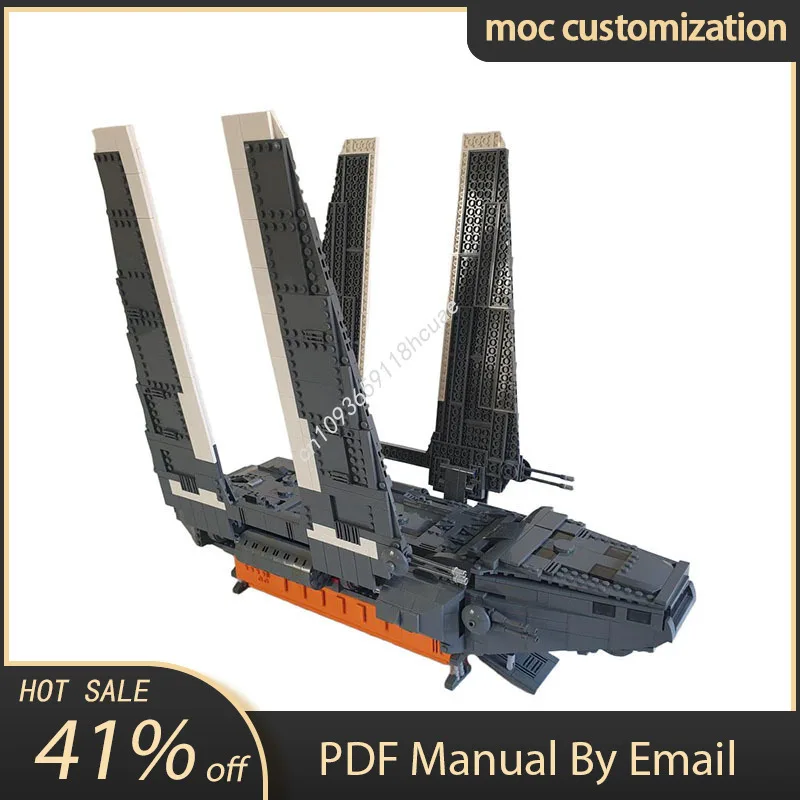 

1612PCS Moc Star Battle Zeta Class Shuttle SW-0608 Model Building Blocks Bricks Diy Creative Assembly Educational Toys Kid Gifts