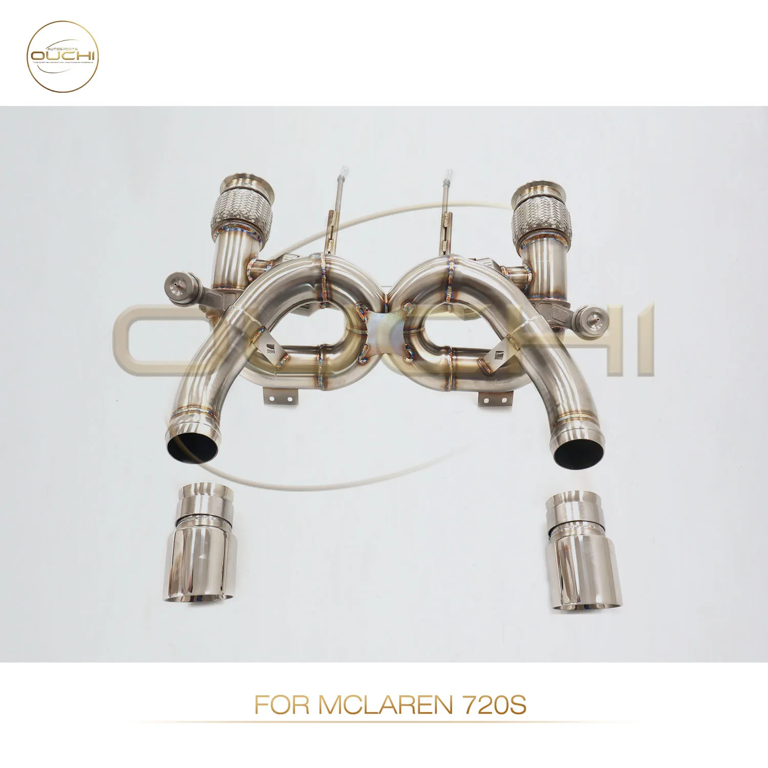 

Выхлопная система McLaren 720S Performance с клапанами, нержавеющая сталь 304, с дистанционным управлением активным звуком, для гонок
