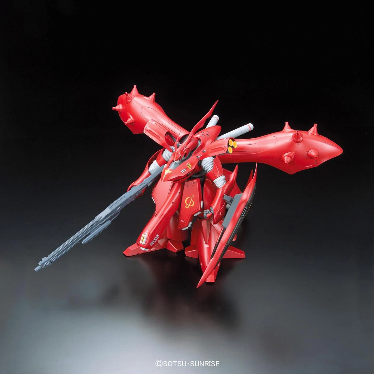 BANDAI RE 1/100 MSN-04Ⅱ Mobile Suit Gundam: Char's Counterattack Nightingale Gundam Model Kit Anime Action Figure Assembly