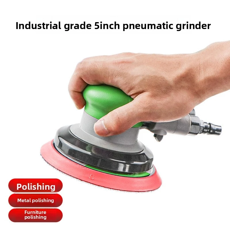 5-inch pneumatic polishing machine, small pneumatic grinder, pneumatic polishing, waxing, dry grinding head, sandpaper polishing