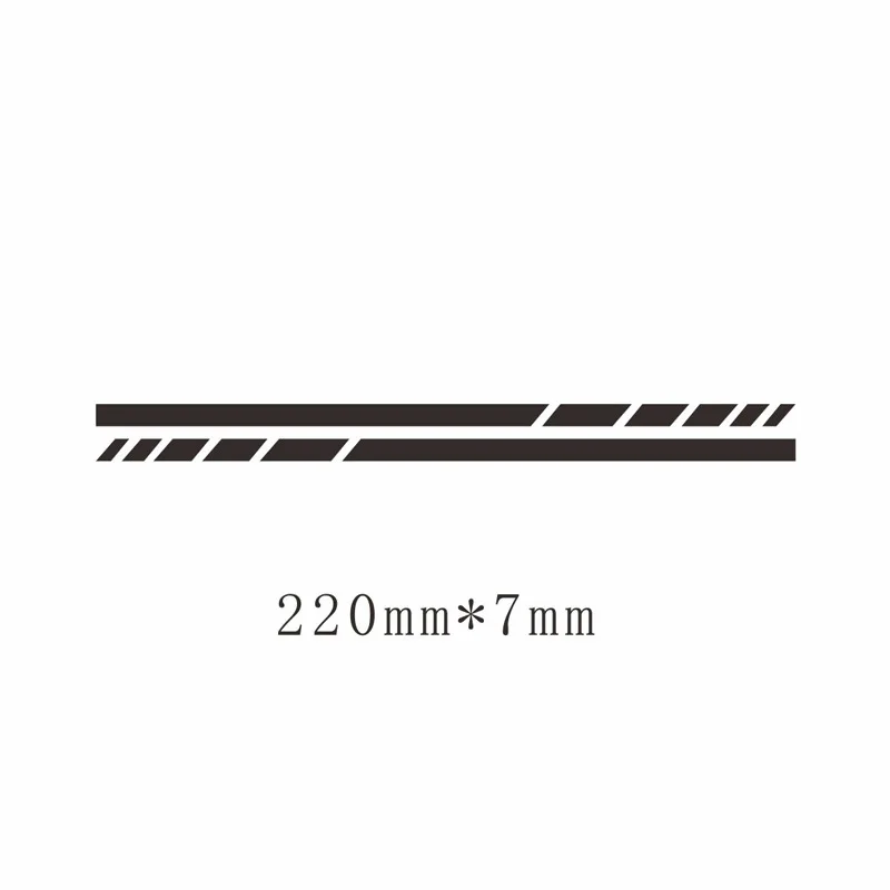 Car rearview mirror stripe decals are suitable for decorative strips on the rearview mirrors of high-end cars, featuring reflect