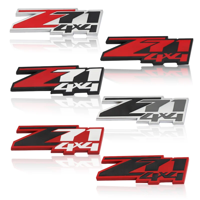 

Metal Z71 4x4 Logo Emblem Badge Decal Car Sticker Front Hood Grill for Chevrolet Suburban Xtreme GMC Silverado Chevy Colorado