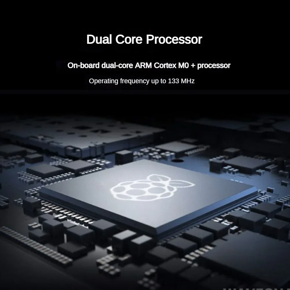 RP2040-Plus ontwikkelbord RP2040 Dual Core-processor Compatibel met Raspberry Pi Pico