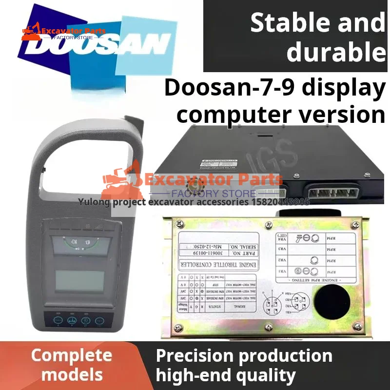 For Doosan dx daewoo dh DH150/220/225/258/300/370-7-9 Dashboard display Excavator Parts