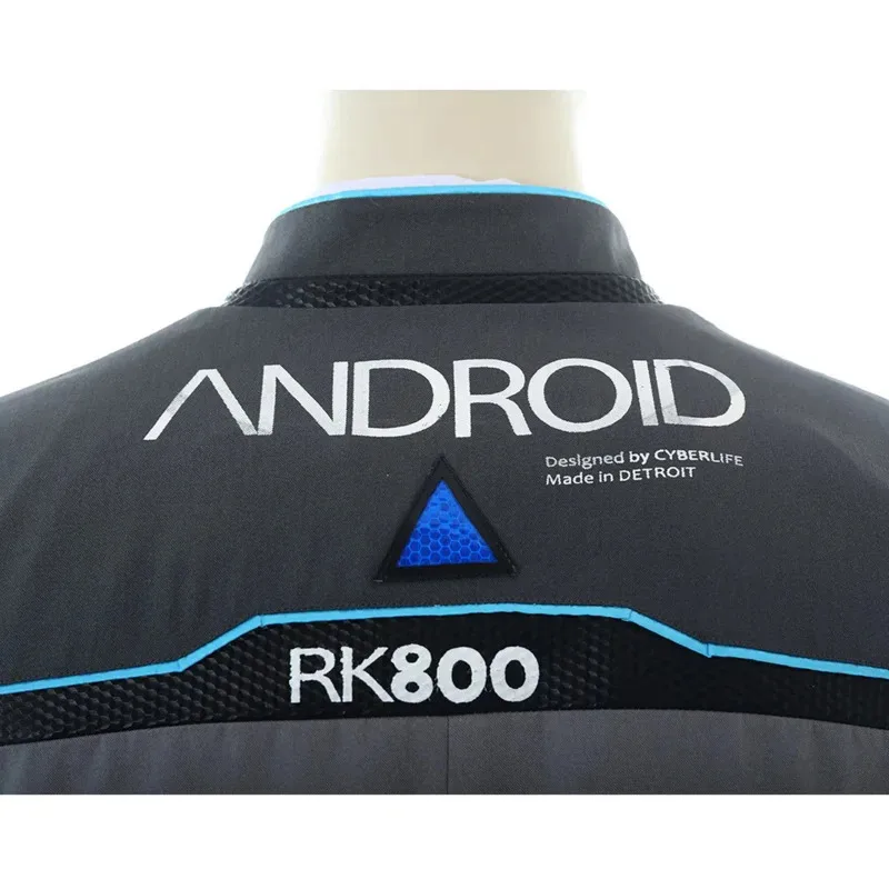 2025 لعبة جديدة ديترويت تصبح الإنسان كونور RK800 وكيل البدلة الموحدة زي ضيق كارا AX400 تأثيري حلي ل Hallowe ☆ ☆ ☆ أأ