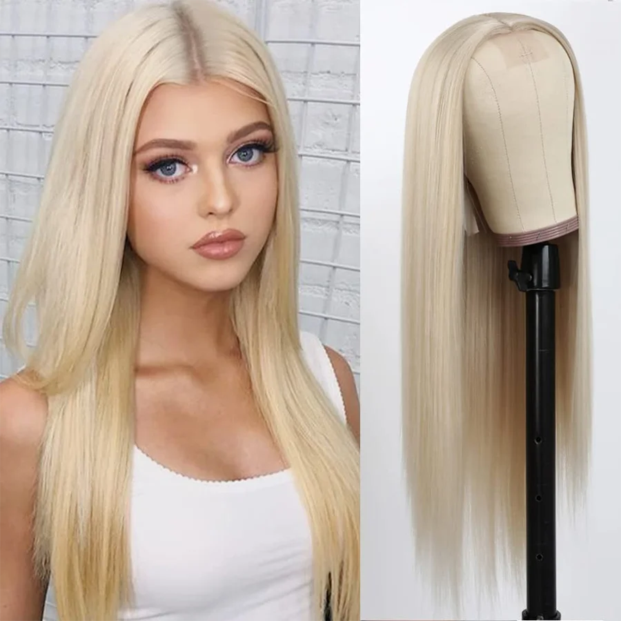 

3B 3C Honey Blonde Straight Wigs Frontal Human Hair Wigs 200% Density Wigs for Women