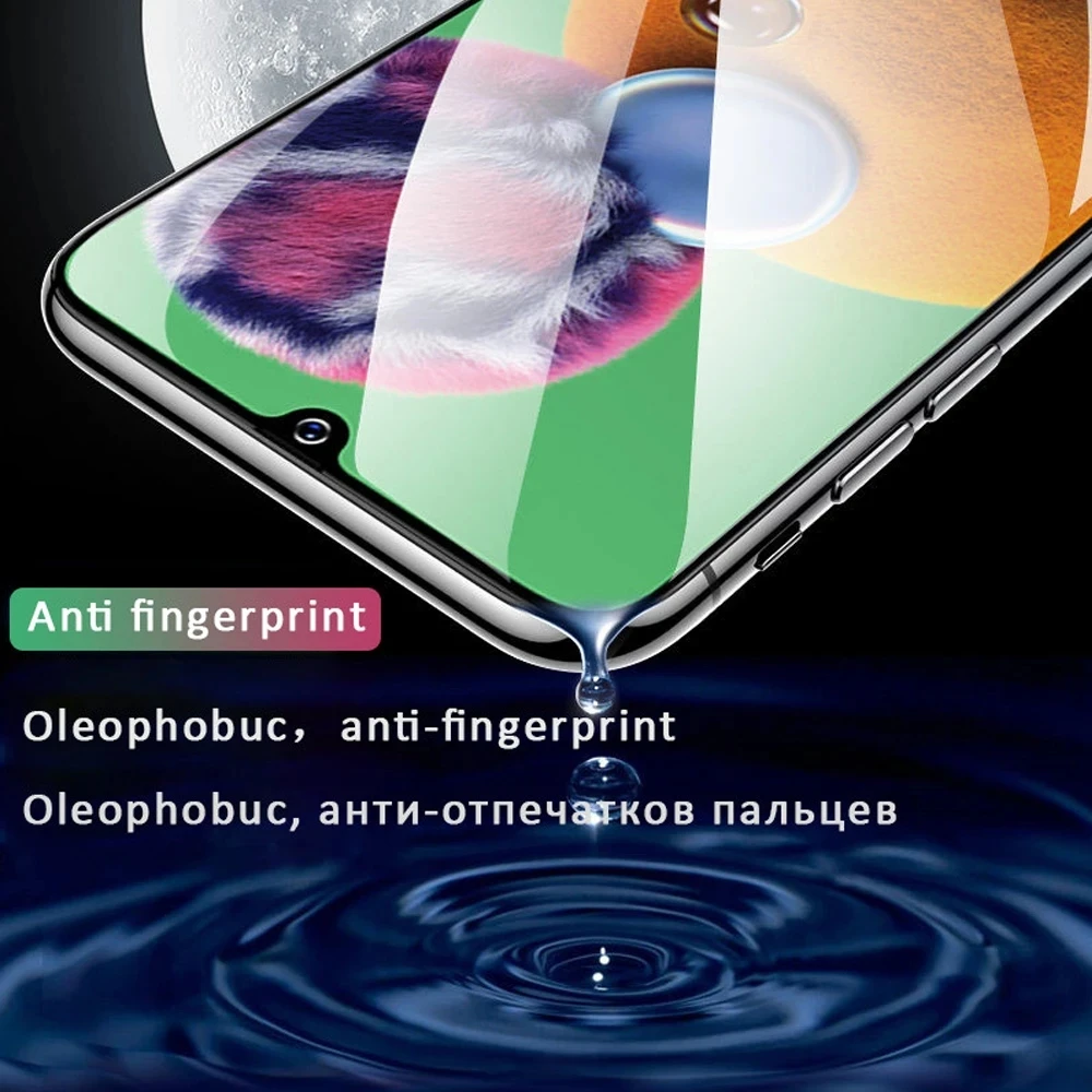 Protecteur d'écran en film hydrogel 9D, pas de verre, adapté pour Samsung Galaxy A14 A04 A04E A34 A54 M54 M14 A12 A13 A53 A73 M52 M53 M62 M13, 4 pièces