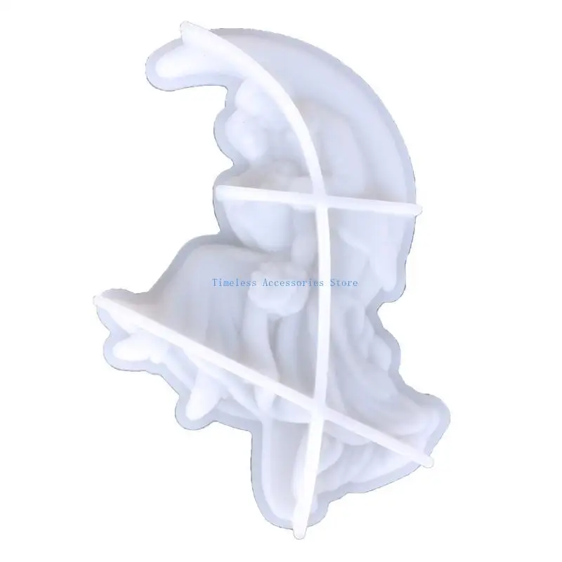 

97QE Couples Resin Casting Molds Silicone Material DIY Hand-Making Tools