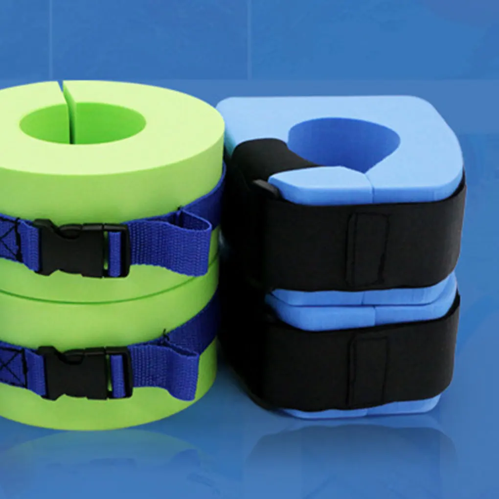 Swim With Confidence Using Premium EVA Ankle Bands Adjustable Universal Fit Safety Swimming Arm Band Green ribbon