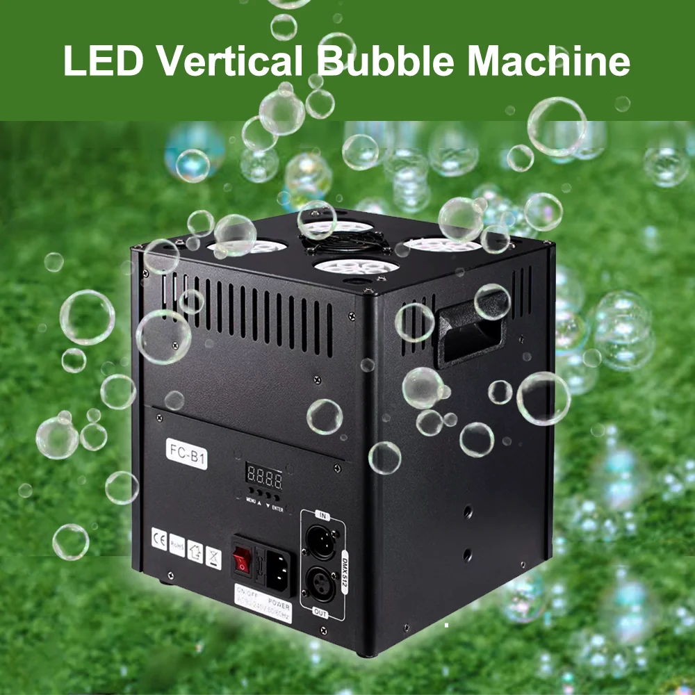 

Bubble Machine Stage Automatic Professional Electronics Remote /DMX Control for Outdoor/Indoor Party Birthday Wedding graduation