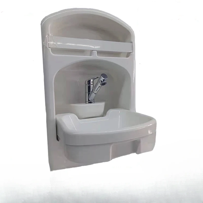 

RV built-in folding small size basin trailer lathe car toilet 4