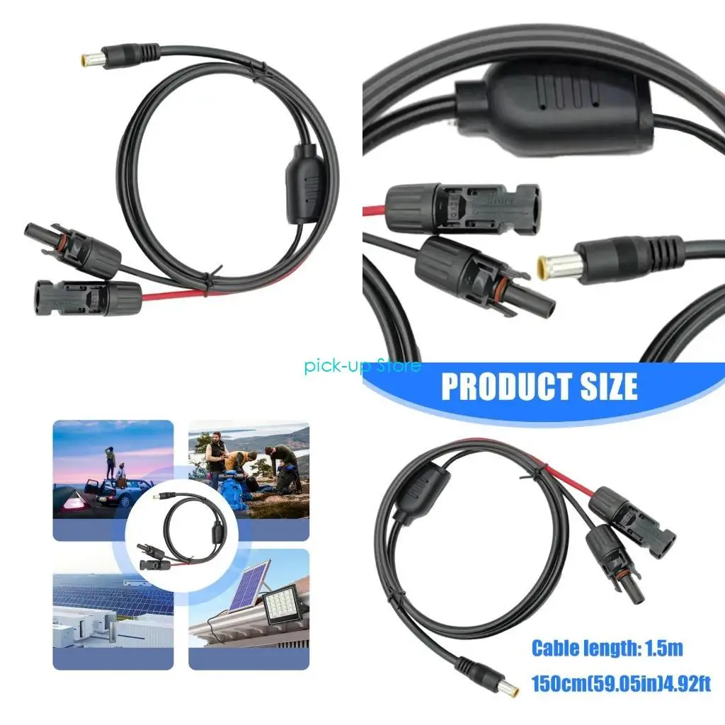 

Q5WA Safety Enhances 4 To DC7909 Charging Cable With Overloads Protections For Secure Power Supply In Outdoor Activity
