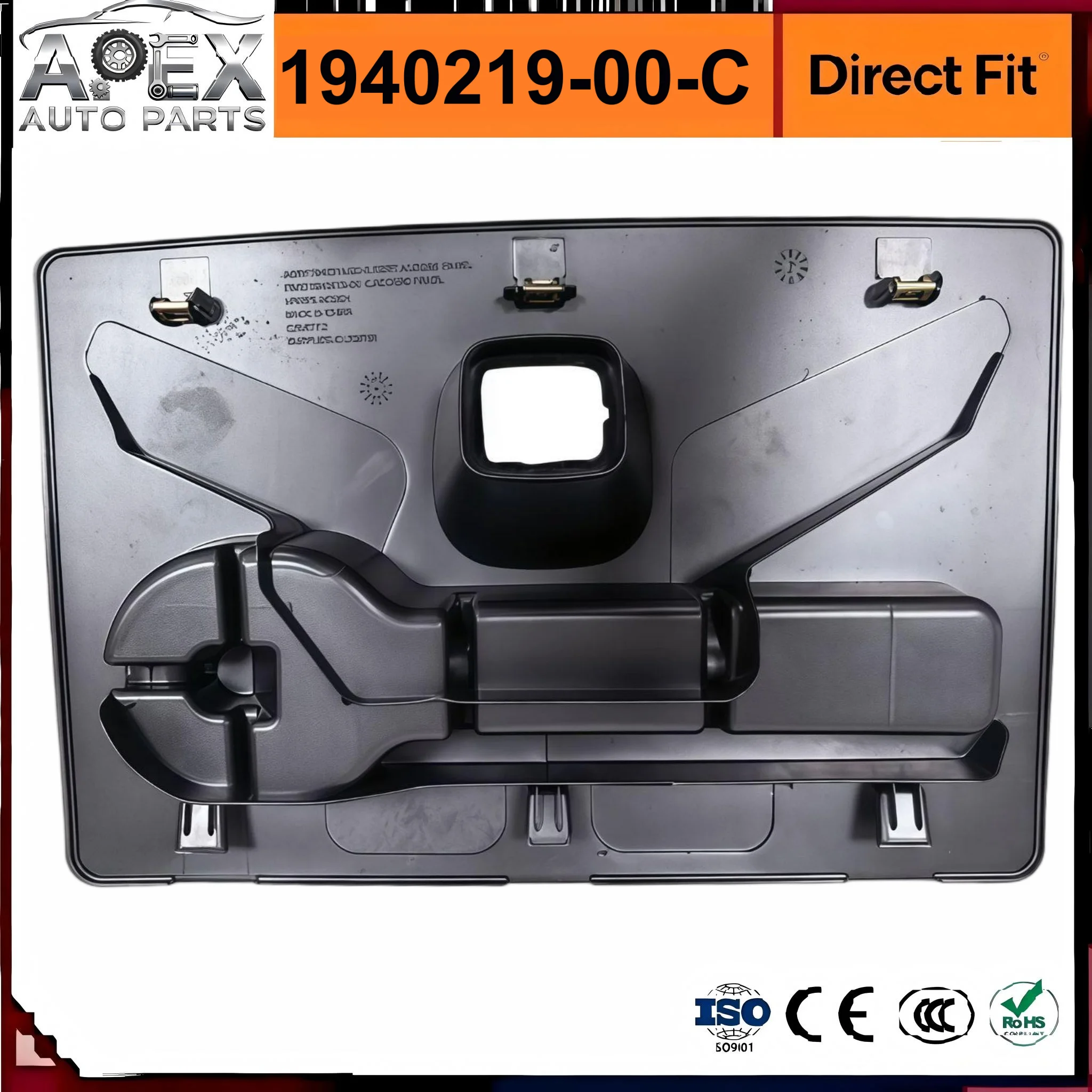 

1940219-00-C Frunk Latch Cover For Tesla New Model Y Juniper 2025 Front Storage Box Lock Cover Trim