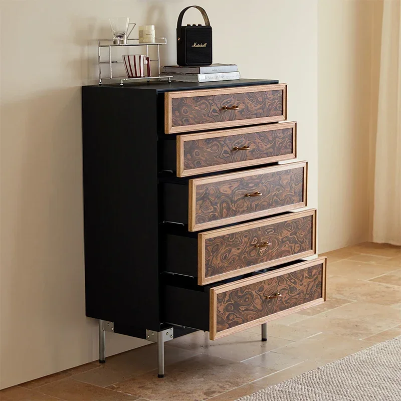 

AA A Medieval solid wood chest of drawers, living room, TV side cabinet, storage cabinet