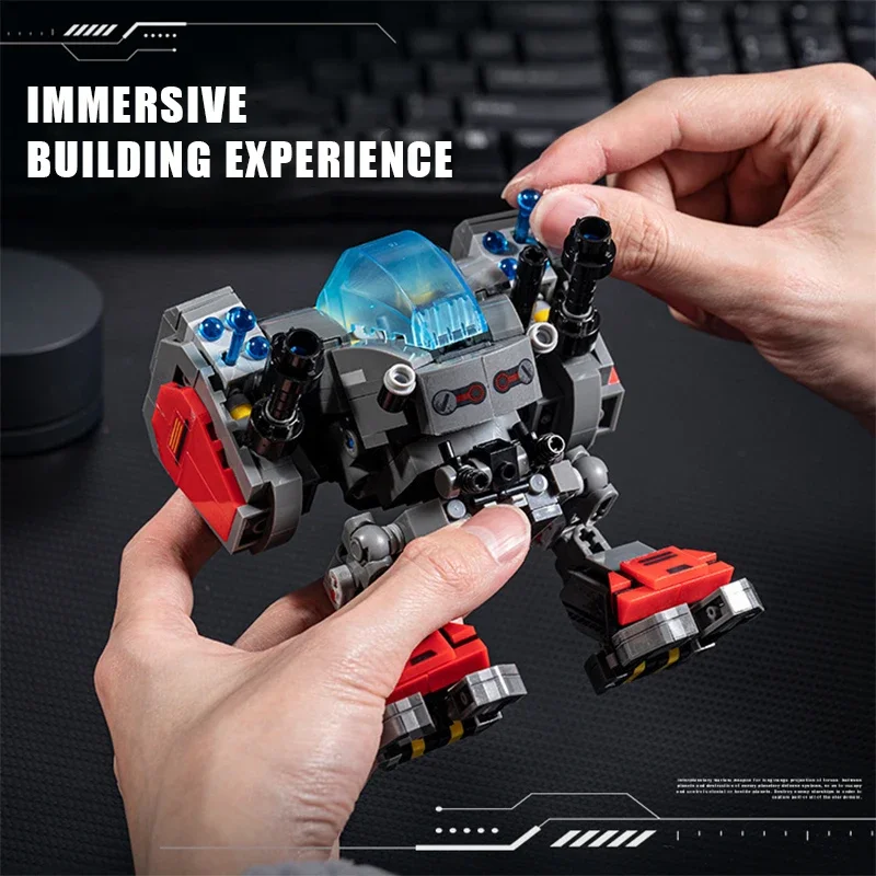 MOC High-tech Starcrafts Fighter Siege Tank Robot corazzato Building Blocks Nave Guerra Macchina Assemblaggio Mattoni Giocattoli Regali per bambini