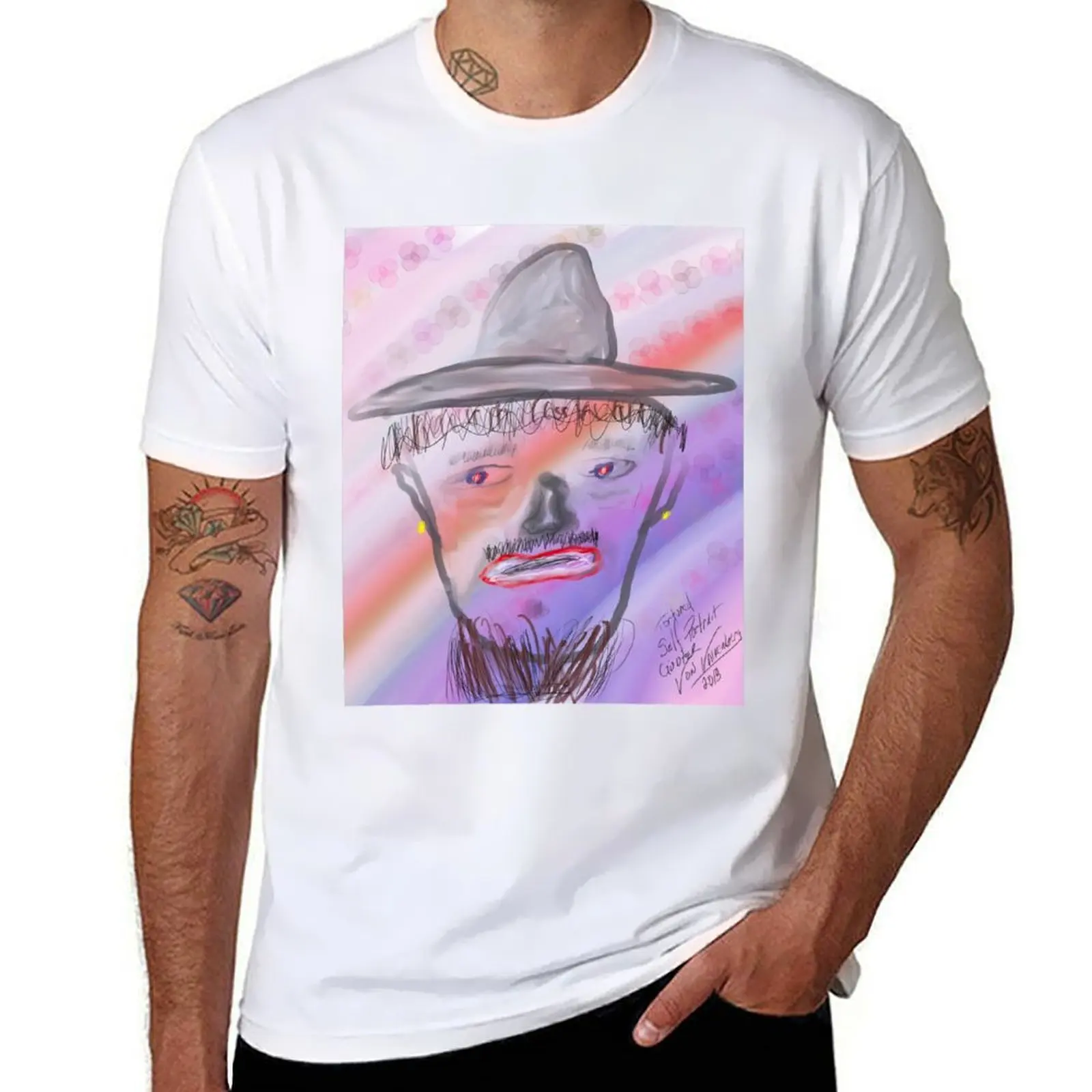 

SELF IMAGE by Gunther Von Valkenberg T-Shirt anime t shirts for man man t shirt heavy cotton T-Shirt