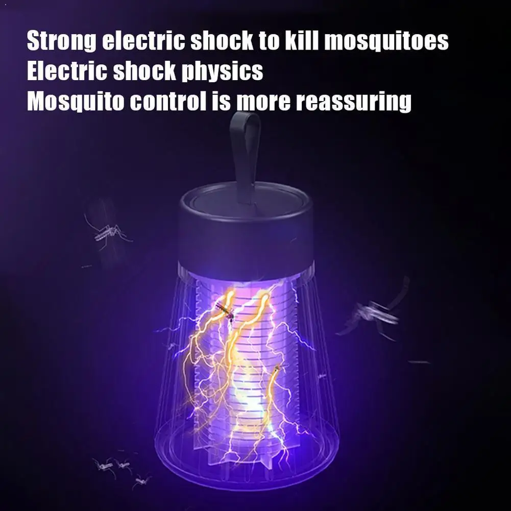 Household Usb Purple Light Mosquito Killer Lamp Electric Shock Bug Zapper Mosquito Lamp UV Light For Bedroom Anti Mosquito Trap