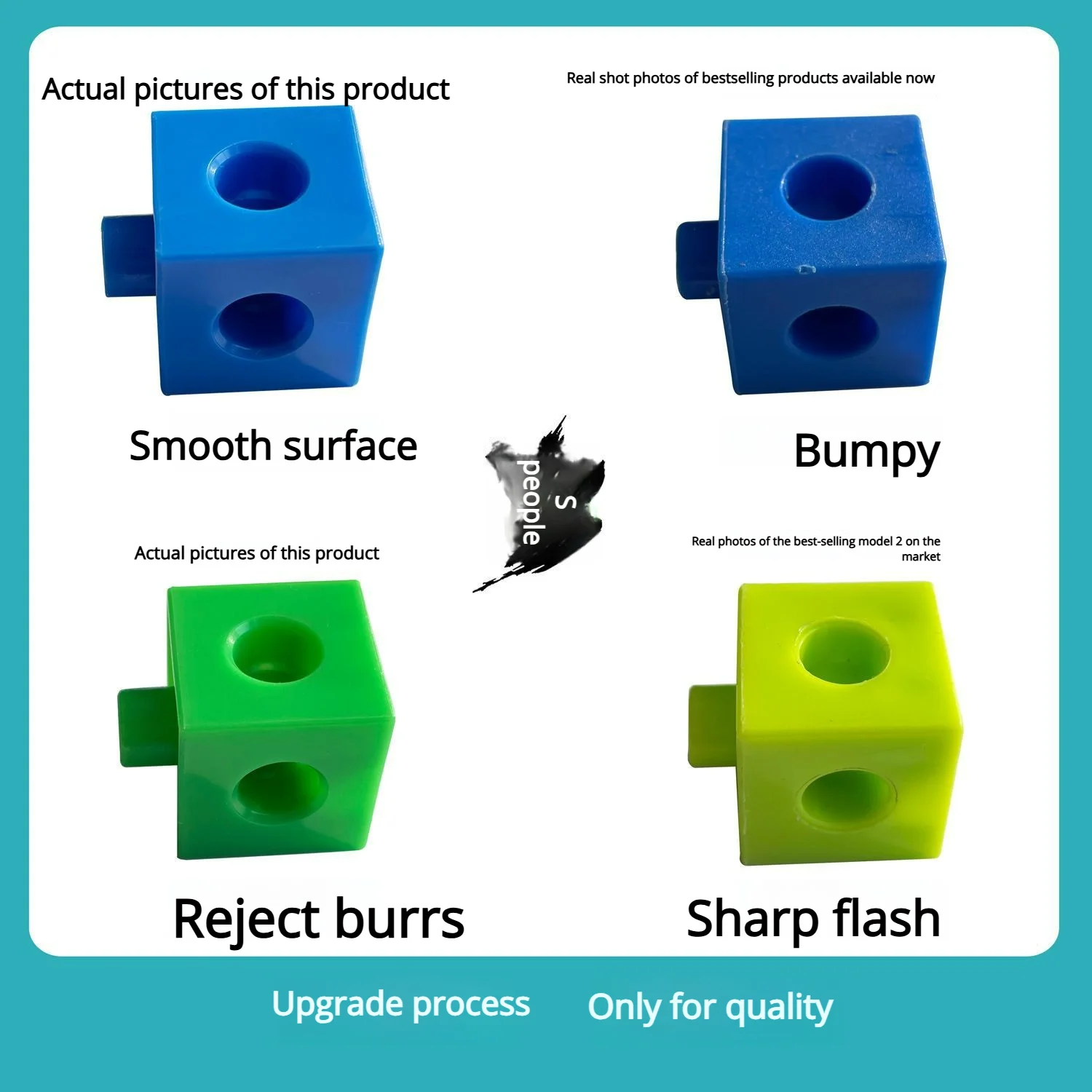 Magic Cube Puzzle Building Blocks Kindergarten Educational Color Recognition DIY Building Blocks Toys Gifts With Changing Colors