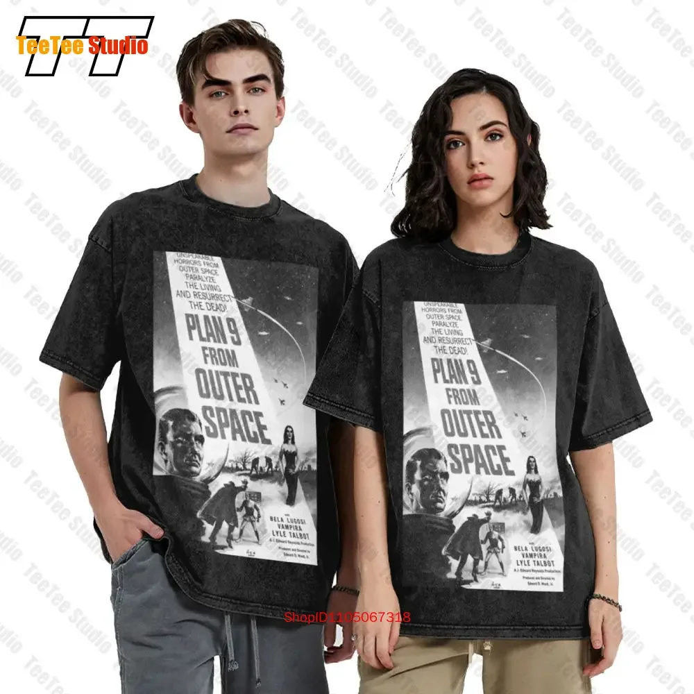 Plan 9 From Outer Spaceschwarz Vintage Oversized T-Shirt JOYX